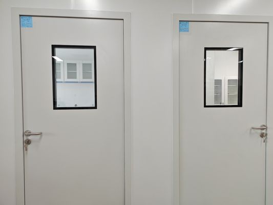 kupować Modułowe drzwi do czystych pomieszczeń ze stali Hermetyczne drzwi swingowe 250 mm grubość ściany do laboratorium online manufacture