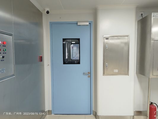 kupować Drzwi stalowe hermetyczne Pokoje czyste Drzwi kołyskowe stalowe do laboratorium szpitalnego Pokoje czyste online manufacture