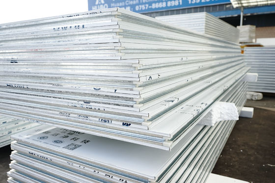 kupować Izolacja cieplna Panel Sandwich z wełny skalnej Panel czysty pokój Panel A1 Ognioodporny online manufacture