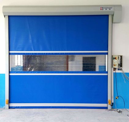 kupować Elektryczne drzwi z szybkim rozkładem z PVC, odporność na wiatr dla magazynu logistycznego online manufacture