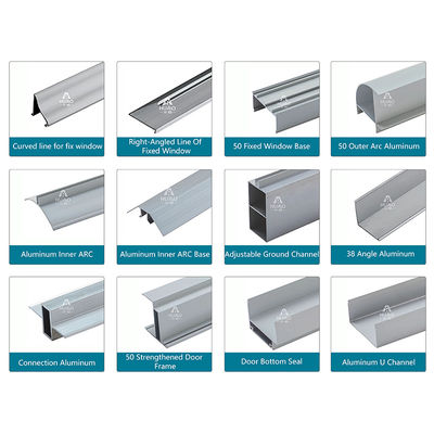 kupować Modułowe pomieszczenia czyste Profile aluminiowe o odporności ogniowej online manufacture