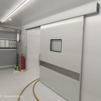 GMP Farmaceutyczna czysty pokój Automatyczne drzwi przesuwne z panelem ze stali nierdzewnej